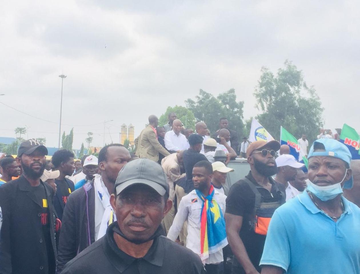Les militants de Lamuka à Kinshasa