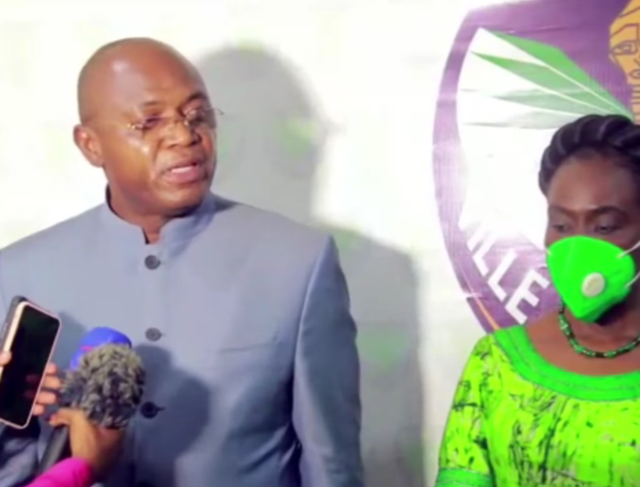 Le gouverneur Gentiny Ngobila