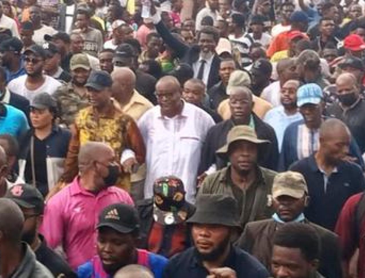 Ramazani Shadary : «Nous allons continuer jusqu’à ce que les incompétents comprennent que le peuple veut se prendre en charge»