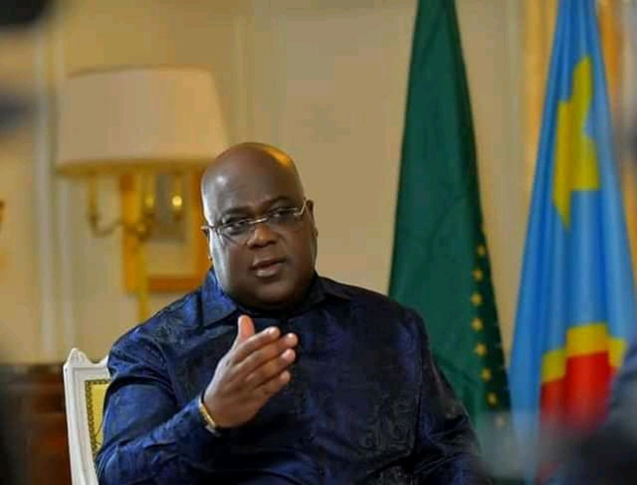 Le Président de la RDC Félix Tshisekedi 