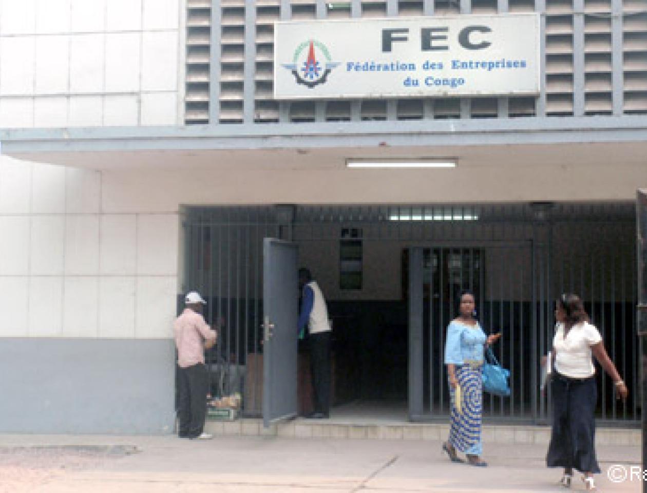 Bâtiment de FEC à Kinshasa. 