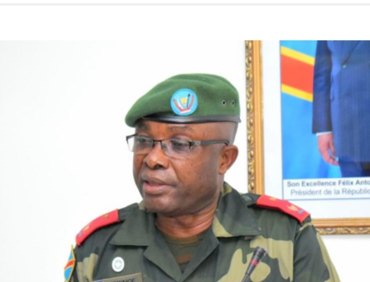 Le général Sylvain Ekenge 