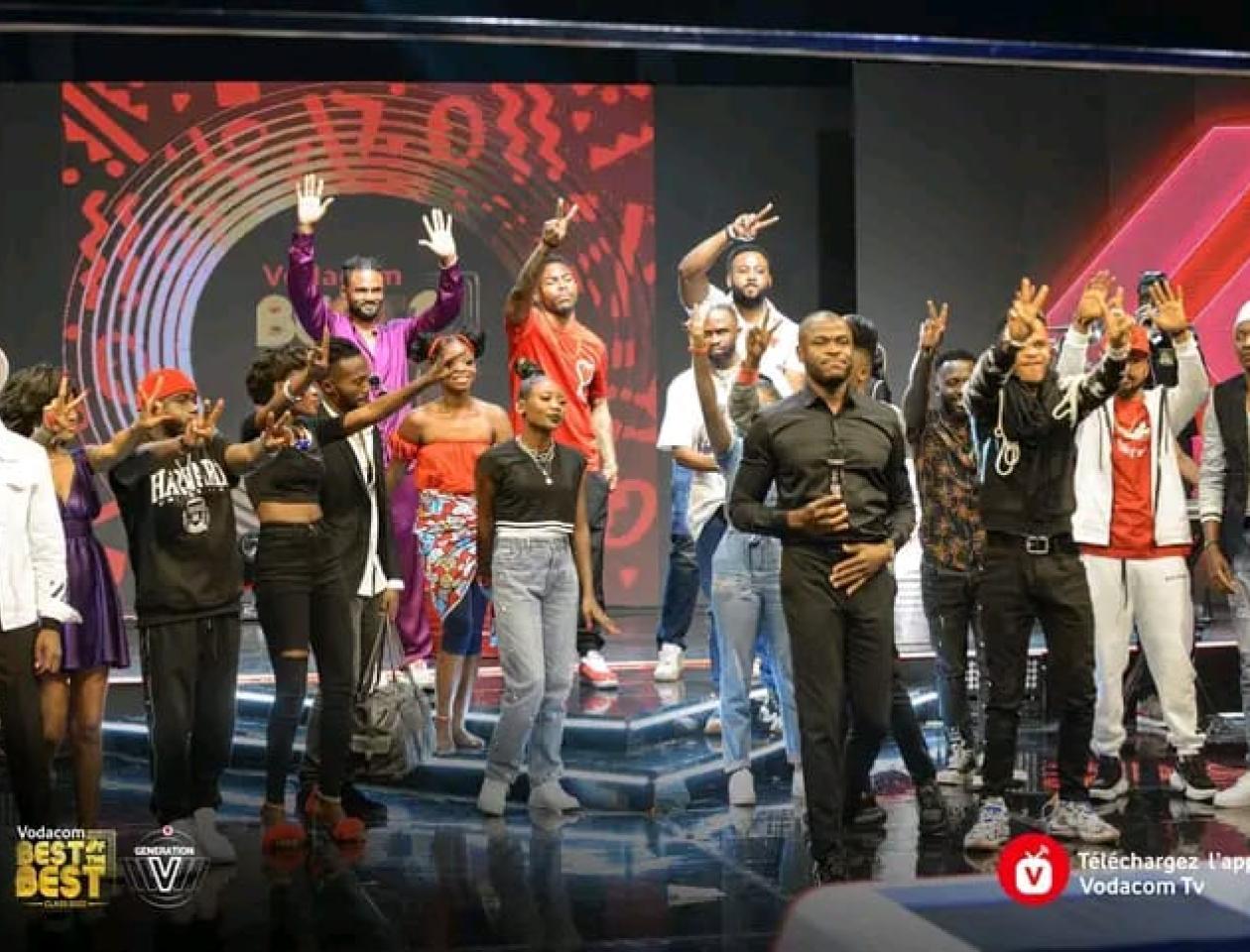 Les candidats Vodacom Best of the Best lors de la deuxième prestation ( prime 2 ).