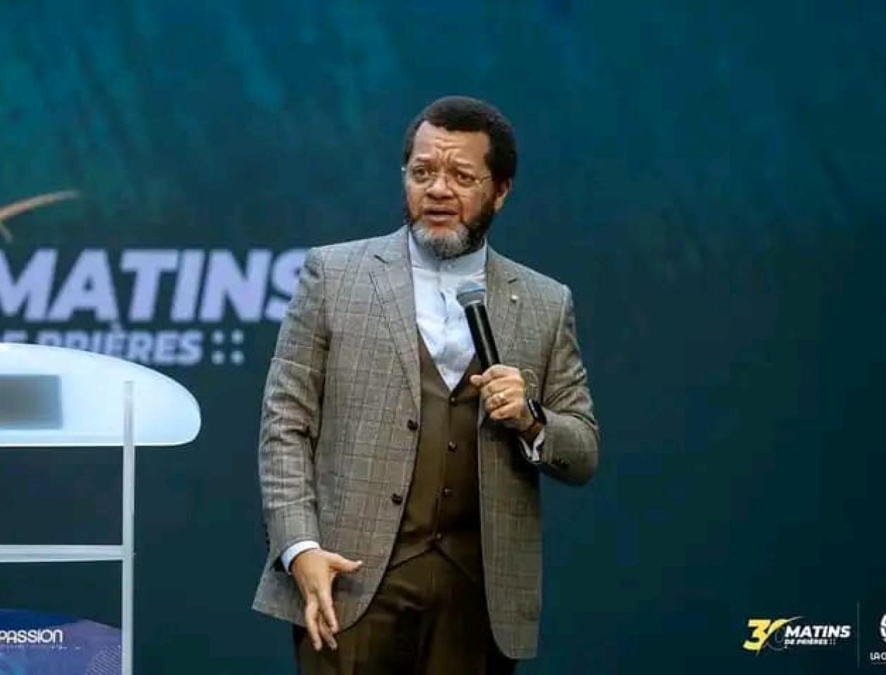 Pasteur Marcello Tunasi, responsable de l'église la Compassion à Kinshasa.