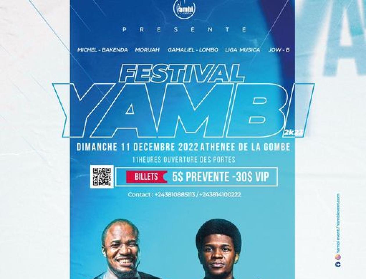 Affiche du festival Yambi 