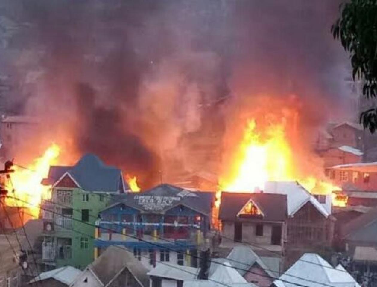 Incendie à Bukavu 