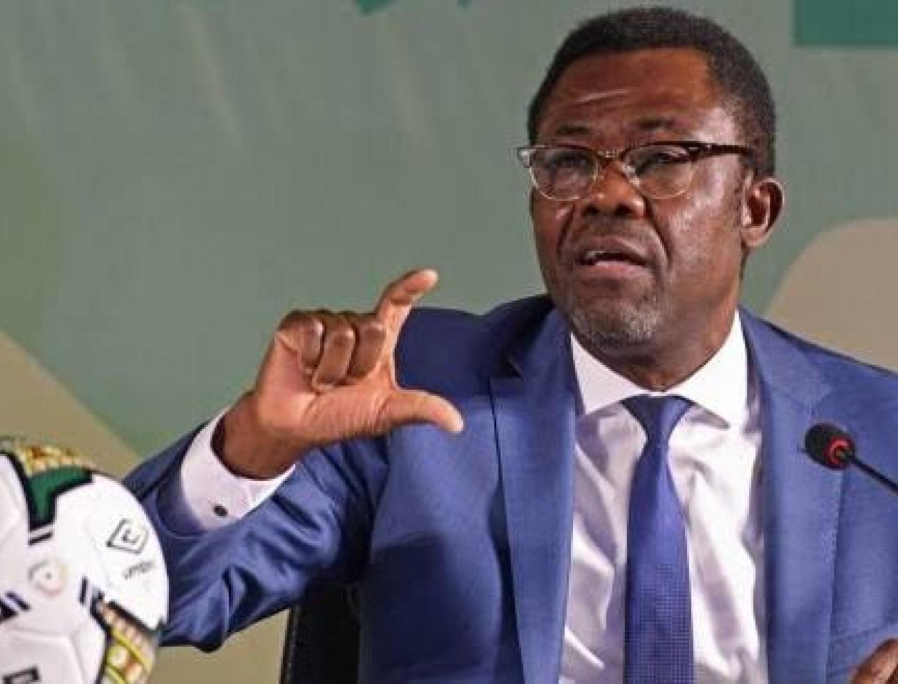 Hôtel Hilton à Yaoundé au Cameroun, Sg. de la CAF, Véron MOSENGO, 2022