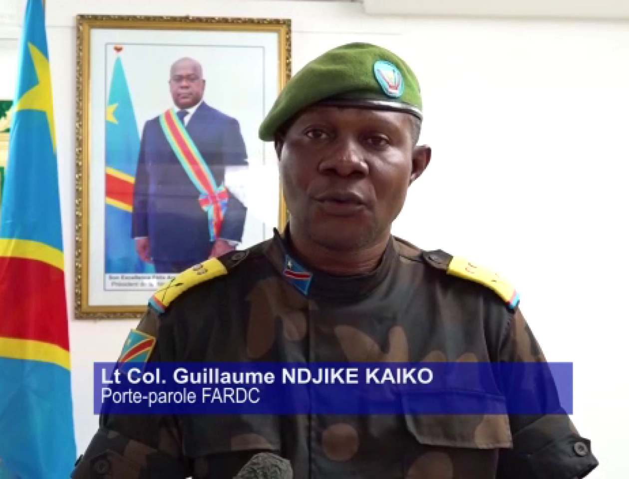 Lieutenant colonel Guillaume Ndjike