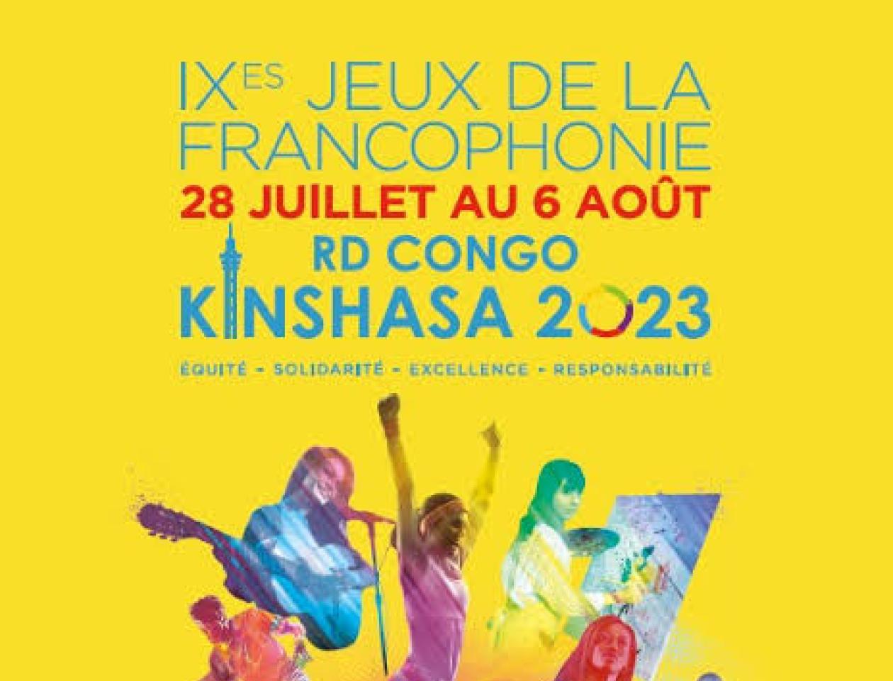 Affiche du IXes Jeux de la Francophonie