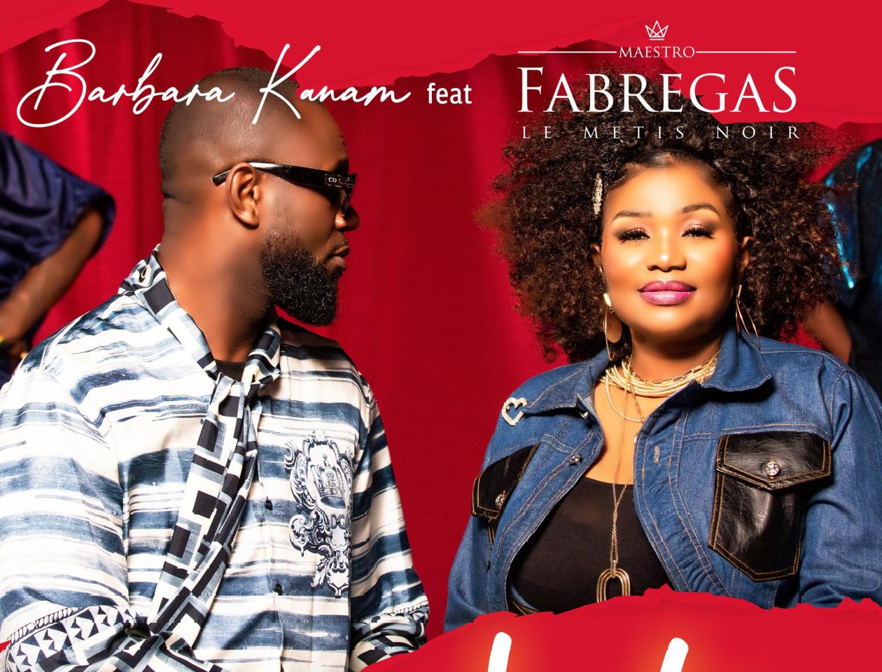 Affiche Barbara kanam et Fabregas dans le titre isolée 