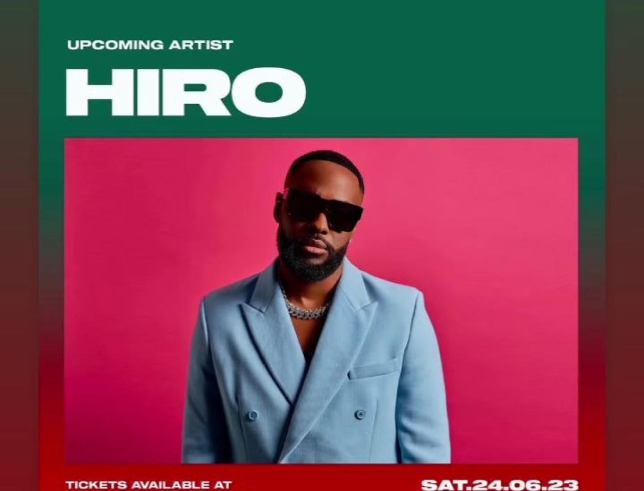 Affiche d'annonce du concert 