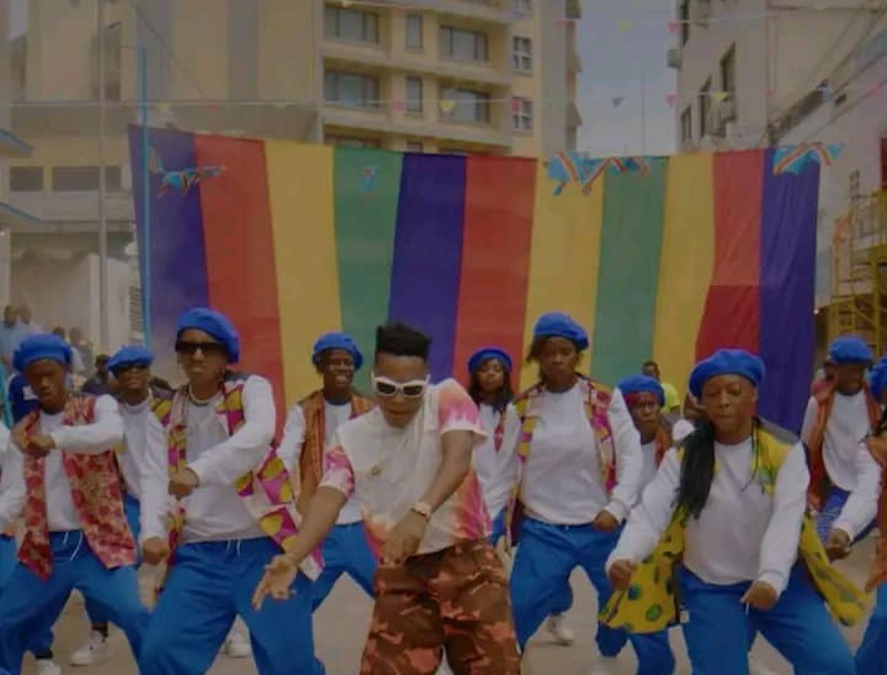 Innoss'B en plein tournage du clip « Pistolet » en collabaration avec Stéphane Legar 