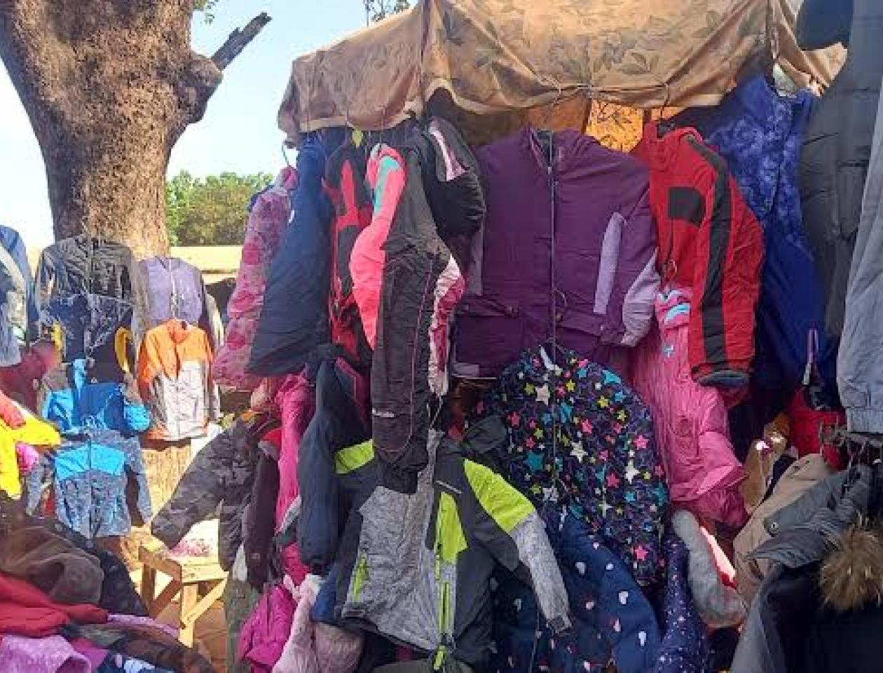 Vêtements pour se protéger du froid / photo de express du Faso 
