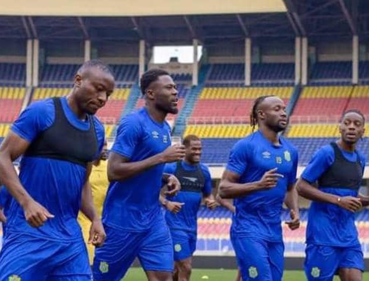 Séance d'entraînement des Léopards au stade des Martyrs