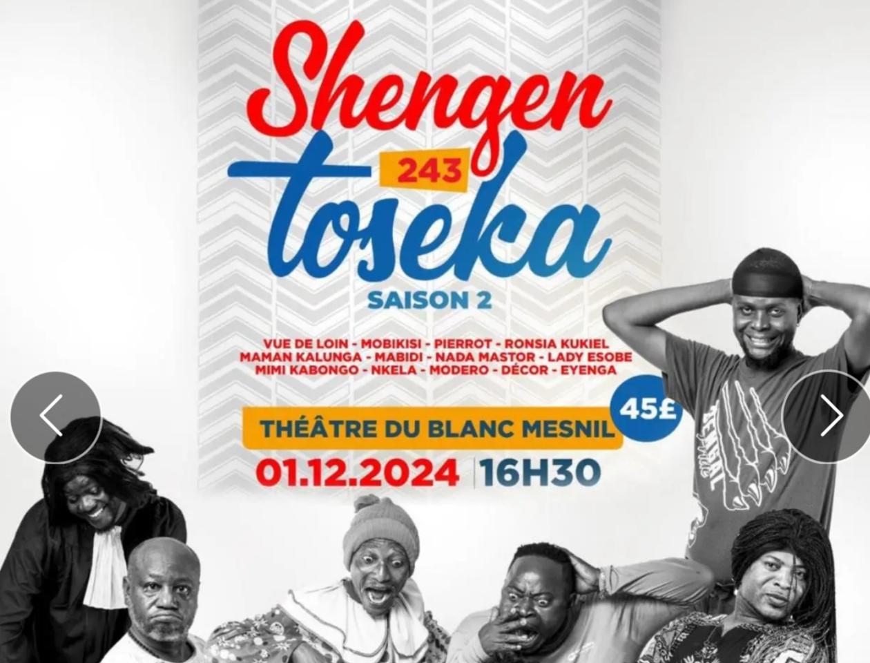 Affiche du show " Schengen 243 toseka "