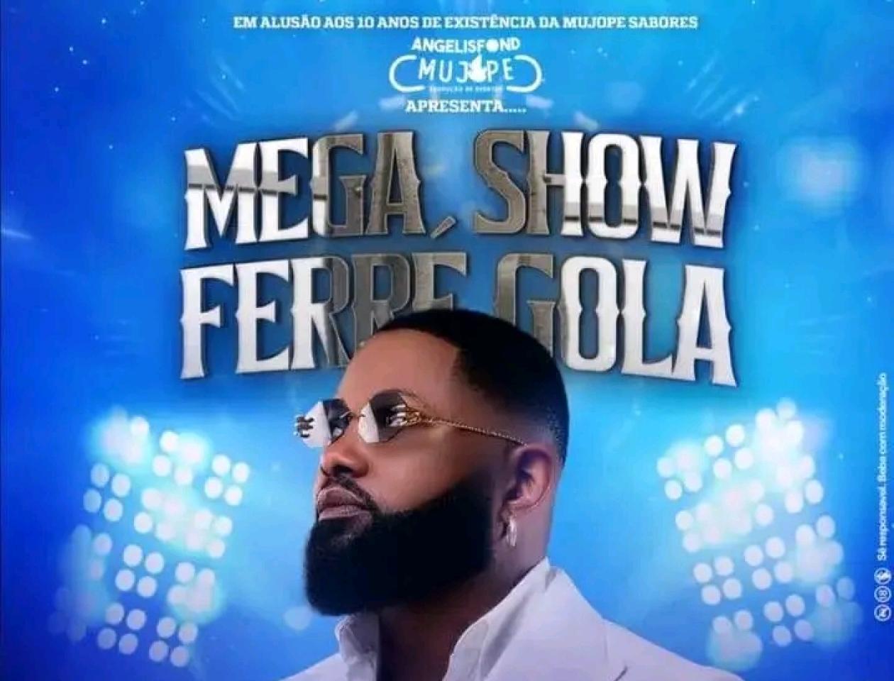 Affiche u concert de Ferre Gola en Angola