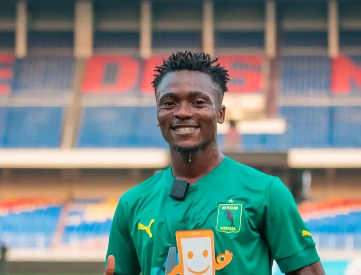 Edouard Apataki est élu "HOMME DU MATCH face à Céleste FC de Mbandaka